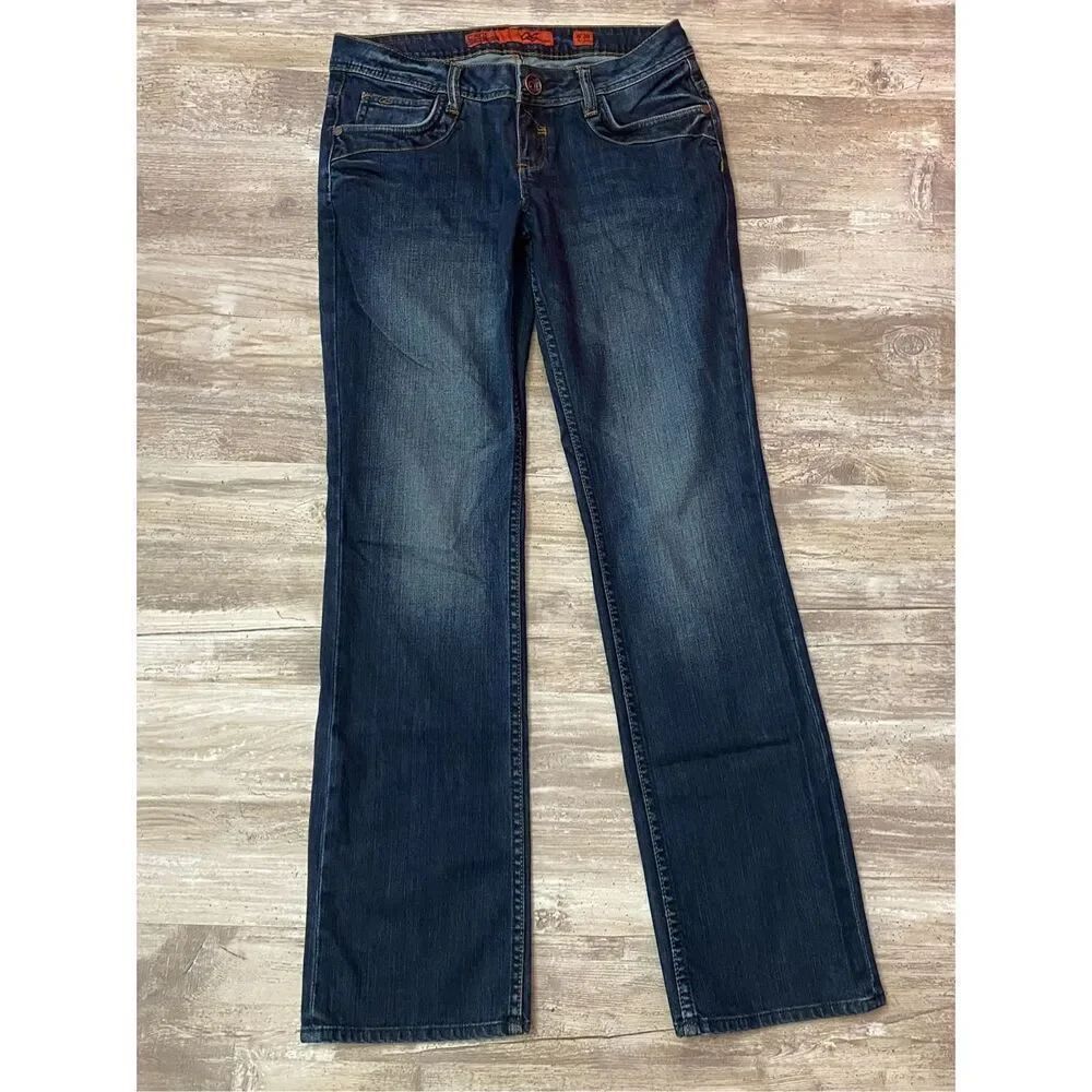QS Catie Jeans Low Rise Slim Straight Leg Women’s Sz EU38 US28 Waist